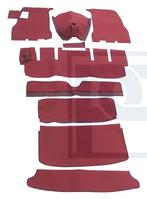 Volvo Mattenset P1800S rood complete set 10 delen  RHD  Volv, Ophalen of Verzenden, Nieuw