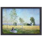 Summer - Toile Claude Monet + cadre de cuisson 70x50cm, Antiquités & Art, Envoi