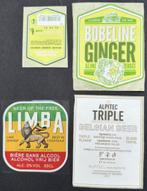 4 Bieretiketten Brouwerij Elfique, Collections, Marques de bière, Enlèvement ou Envoi, Neuf, Autres types, Autres marques