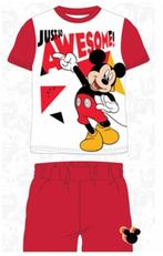 Mickey Mouse Shortama W/R -  92 - 98 - 104 - 116 - 128, Kinderen en Baby's, Nieuw, Jongen, Ophalen of Verzenden, Nacht- of Onderkleding