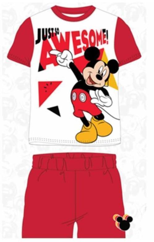 Mickey Mouse Shortama W/R -  92 - 98 - 104 - 116 - 128, Kinderen en Baby's, Kinderkleding | Maat 104, Nieuw, Jongen, Nacht- of Onderkleding