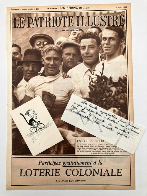 Signature de Jef Scheren, Collections, Articles de Sport & Football, Enlèvement ou Envoi