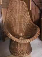 Vintage Rotan fauteuil, Comme neuf, Enlèvement