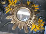 miroir soleil en resine made in italy glace 14 cm soleil 40, Antiek en Kunst, Ophalen