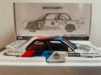 Minichamps 1:18 BMW M3 R.RAVAGLIA DTM CHAMPION 1989 #15, Hobby en Vrije tijd, MiniChamps, Zo goed als nieuw, Auto, Ophalen