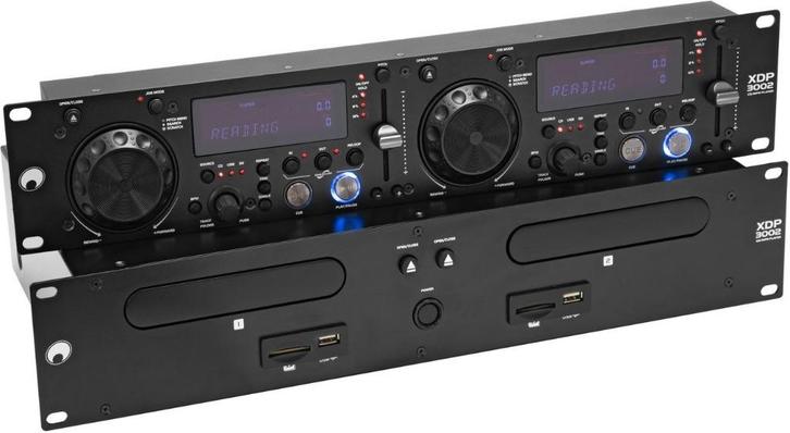XDP-3002 Omnitronic Dual CD-MP3 Player, Muziek en Instrumenten, Dj-sets en Draaitafels, Nieuw, Ophalen