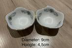 2 decoratieve schaaltjes, Ophalen of Verzenden