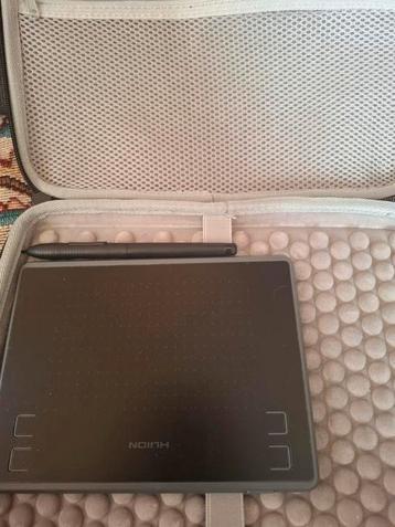 
 HUION Inspiroy H430P Tekentablet + Stylus + Opbergcase beschikbaar voor biedingen