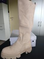 Beige hoge laarzen, maat 38, Neuf, Enlèvement ou Envoi, Beige, Bottes hautes