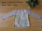 Longsleeve - Filou & Friends - maat 92, Ophalen of Verzenden, Zo goed als nieuw