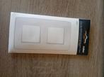 Plaque double niko, Bricolage & Construction, Enlèvement ou Envoi, Neuf, Prise de courant