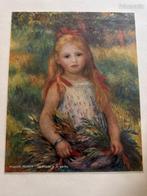 Auguste Renoir tableau - la fillette à la gerbe / prix négoc, Antiek en Kunst, Ophalen of Verzenden