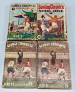 4X Antiek Voetbal boeken 1949-1955 antieke sport boek soccer, Verzamelen, Sportartikelen en Voetbal, Ophalen of Verzenden, Boek of Tijdschrift