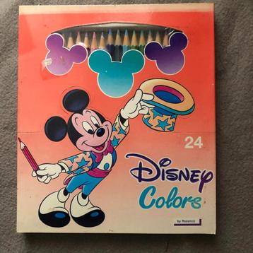 24 crayons de couleur Disney 17 cm