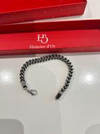 Bracelet acier pour hommes, Nieuw, Zwart, Staal