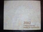 Jaarmap 2002. Guldensporenslag., Postzegels en Munten, Ophalen of Verzenden