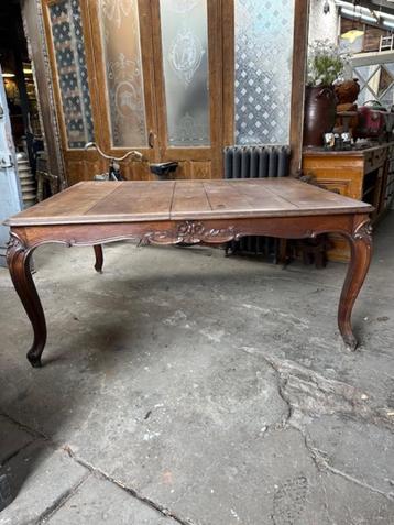 antieke tafel eettafel vierkante eikenhouten franse oude, Enlèvement