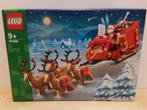 (GESEALD) Lego 40499 Santa's Sleigh, Enlèvement ou Envoi, Neuf, Ensemble complet, Lego