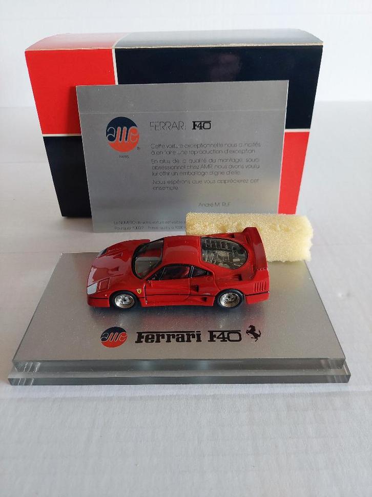 AMR Ferrari F40, Hobby en Vrije tijd, Modelauto's | 1:43, Zo goed als nieuw, Auto, Overige merken, Ophalen of Verzenden
