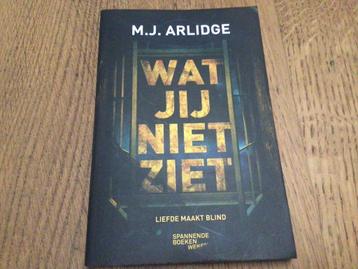 M.J. Arlidge - Wat jij niet ziet - prima staat beschikbaar voor biedingen