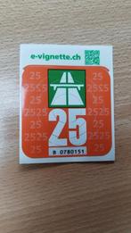 Snelwegsticker Zwitserland 2025