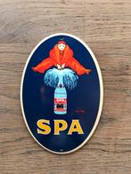 SPA emaille reclamebord, Verzamelen, Ophalen of Verzenden, Zo goed als nieuw, Reclamebord