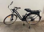 Elops 900E elektrische stadsfiets laag frame donkerblauw, Ophalen, Gebruikt