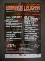 LEFFINGELEUREN AFFICHE 2003, Rechthoekig Staand, Deurposter of groter, Ophalen of Verzenden, Zo goed als nieuw
