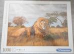 clementoni puzzel 1000 stukjes  de koning  leeuw, Ophalen of Verzenden, Nieuw