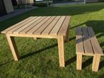 table de jardin + banc de jardin, Jardin & Terrasse, Bancs de jardin, Bois, Enlèvement, Neuf