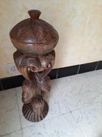 afrikaanse houten staander, Antiek en Kunst, Ophalen