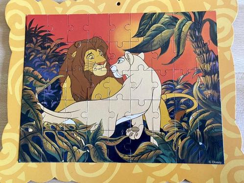 Puzzel Disney (magnetisch) Leeuwenkoning, Kinderen en Baby's, Speelgoed | Kinderpuzzels, Zo goed als nieuw, 4 tot 6 jaar, 10 tot 50 stukjes