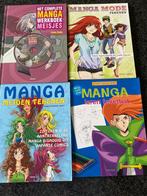 4 X Manga stijl tekenen en leren tekenen, met CD, Ophalen of Verzenden, Zo goed als nieuw, Papier, Schets- of Tekenboek