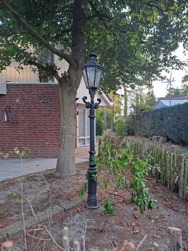 Tuinlantaarn, straatlantaarn, tuinverlichting, Jardin & Terrasse, Éclairage extérieur, Utilisé, Fer, Moins de 50 watts, Alimentation secteur