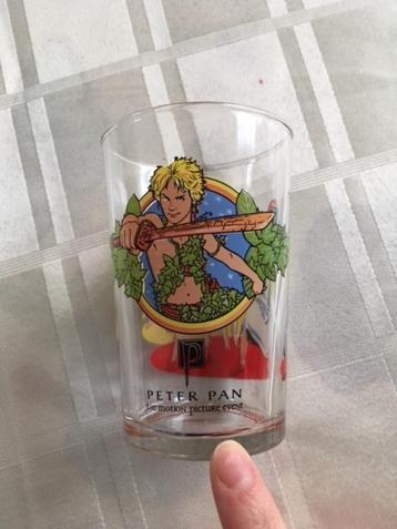 Leuk glas - Peter pan, Verzamelen, Disney, Ophalen of Verzenden, Peter Pan of Pinokkio, Servies