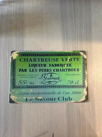 Plaque metallique Chartreuse VEP beschikbaar voor biedingen