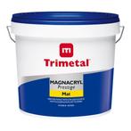 10L Trimetal Magnacryl Prestige Mat - RAL9010 (zuiver wit), Doe-het-zelf en Bouw, Verf, Beits en Lak, 5 tot 10 liter, Wit, Nieuw