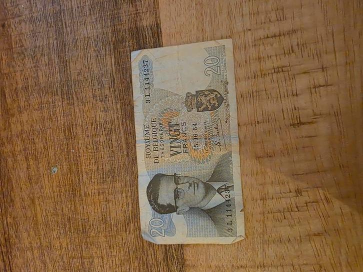 België 20 frank bankbiljet, Postzegels en Munten, Edelmetalen en Baren, Ophalen