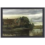 Moulin à eau près de Gennep - Toile Vincent van Gogh + cadre, Envoi, Création originale, 50 à 75 cm, 50 à 75 cm