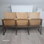 Cinemastoelen handgemaakt in licht hout, Antiek en Kunst, Antiek | Meubels | Stoelen en Sofa's, Ophalen