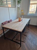 Eetkamer tafel, Ophalen, 50 tot 100 cm, Zo goed als nieuw, Vijf personen of meer
