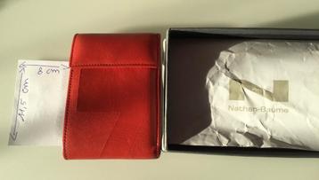 Kaartenhoudertje van het merk Nathan, Enlèvement ou Envoi, Comme neuf, Rouge, Autres types