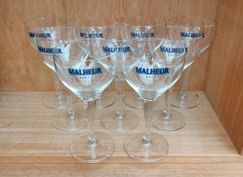 6 Malheur brut champagnebier glazen NIEUW, Verzamelen, Glas en Drinkglazen, Nieuw, Ophalen of Verzenden