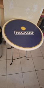 Ricard tafel metaal nieuwstaat, Verzamelen, Ophalen of Verzenden, Zo goed als nieuw