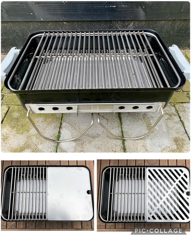 WEBER Go Anywhere- WGA - RVS BBQ roosters NIEUW, Tuin en Terras, Houtskoolbarbecues, Nieuw, Verzenden