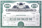 Origineel Paramount Pictures aandeel uit 1966, Postzegels en Munten, Ophalen of Verzenden, 1950 tot 1970, Certificaat van aandeel