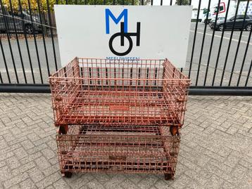 Gaaskratten/gaaskrat/opslagkrat met klep voorzijde 100x80CM beschikbaar voor biedingen