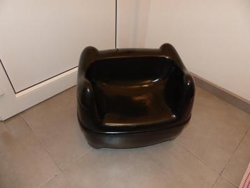 Chaise design Meurop noire - modèle Zorro, Enlèvement
