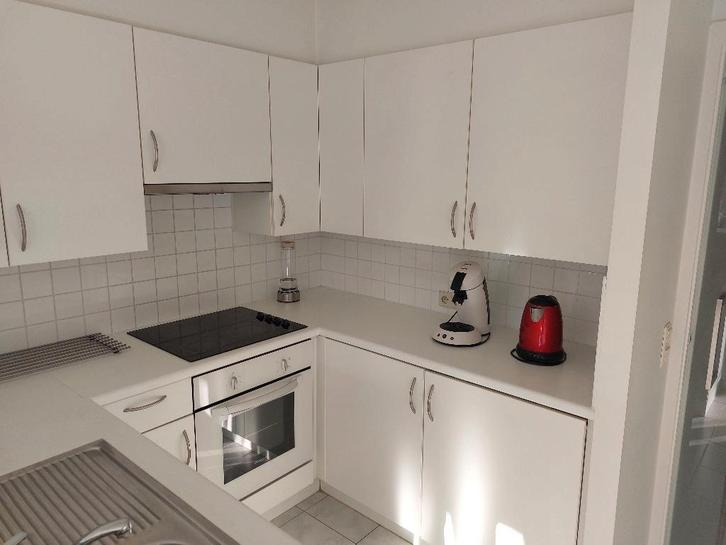 Keuken in U - vorm, Huis en Inrichting, Keuken | Complete keukens, Gebruikt, U-keuken, Wit, Hout, Ophalen