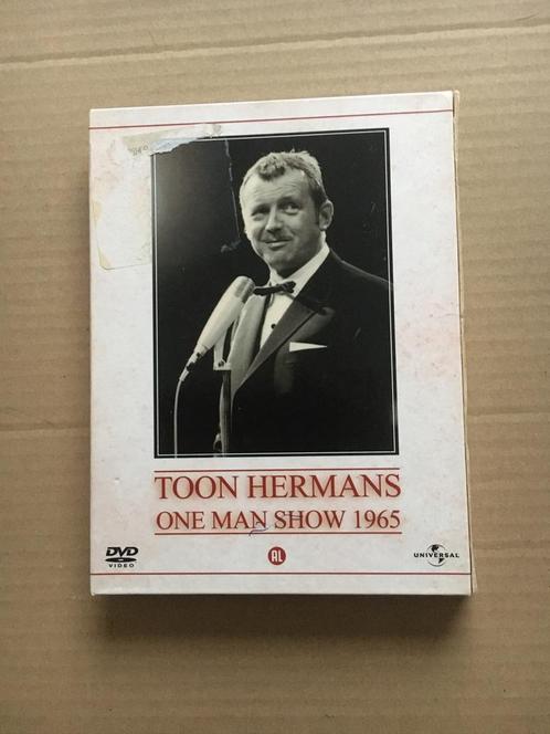 Dvd :Toon Hermans - One Man Show 1965., Cd's en Dvd's, Dvd's | Cabaret en Sketches, Zo goed als nieuw, Stand-up of Theatershow